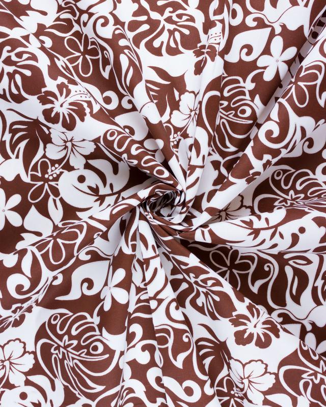 Polynesian fabric ORI Brown - Tissushop